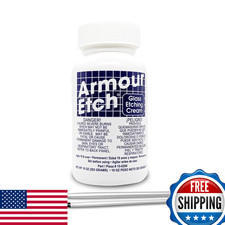 Armour Etch Glass Etching Cream Kit - Permanent Designs - 10oz Net Wt