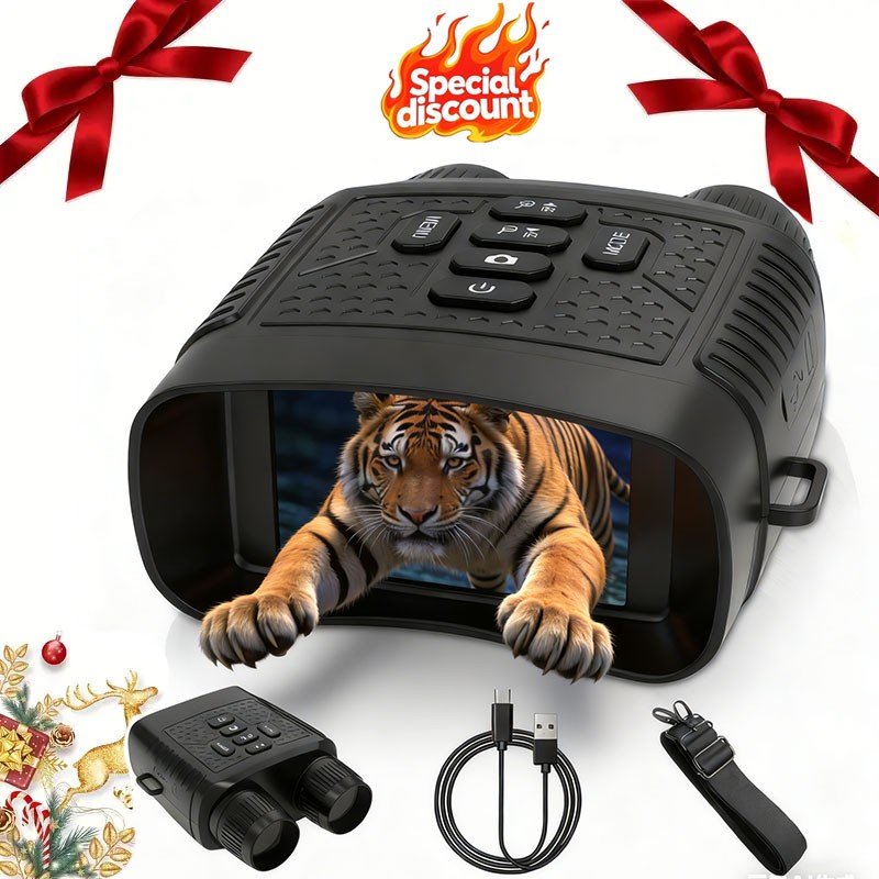 Googles Infrared Digital Binoculars For Darkness Surveillance New