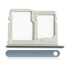 New Sim Card Tray Holder Replacement Part For LG Stylo 6 SILVER
