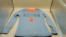 Rae Dunn Unisex Boo Crew Pajama Shirt Size 2T