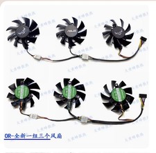 For ASUS RX5700XT RX5700 GTX1660 TUF Graphics Card Cooling Fan PLA08015S12HH New