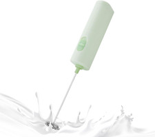 Compact Handheld Electric Milk Frother – Battery Operated Electric Whisk & Mixer