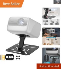 Compact Projector Ceiling Stand - Metal Holder Compatible with QKK, Anker More