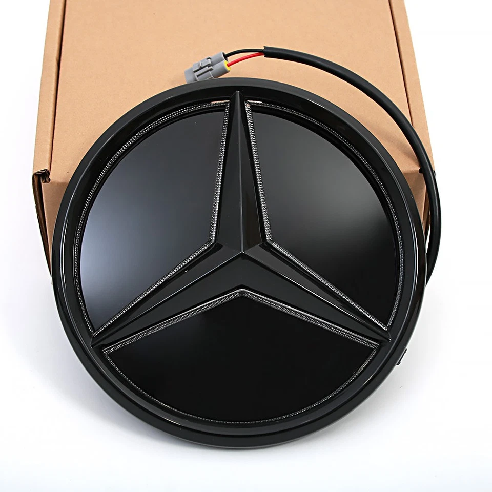 LED Light Grille Star Emblem BLACK Fit For Mercedes-Benz W205 A/C/CLA/CLS-Class - Изображение 3 из 4