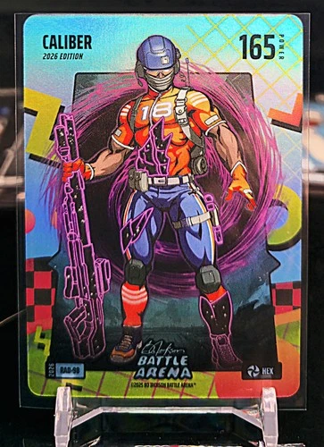 Bo Jackson Battle Arena '26 Caliber Caleb Williams RAD-98 Rad Battlefoil Hex SSP