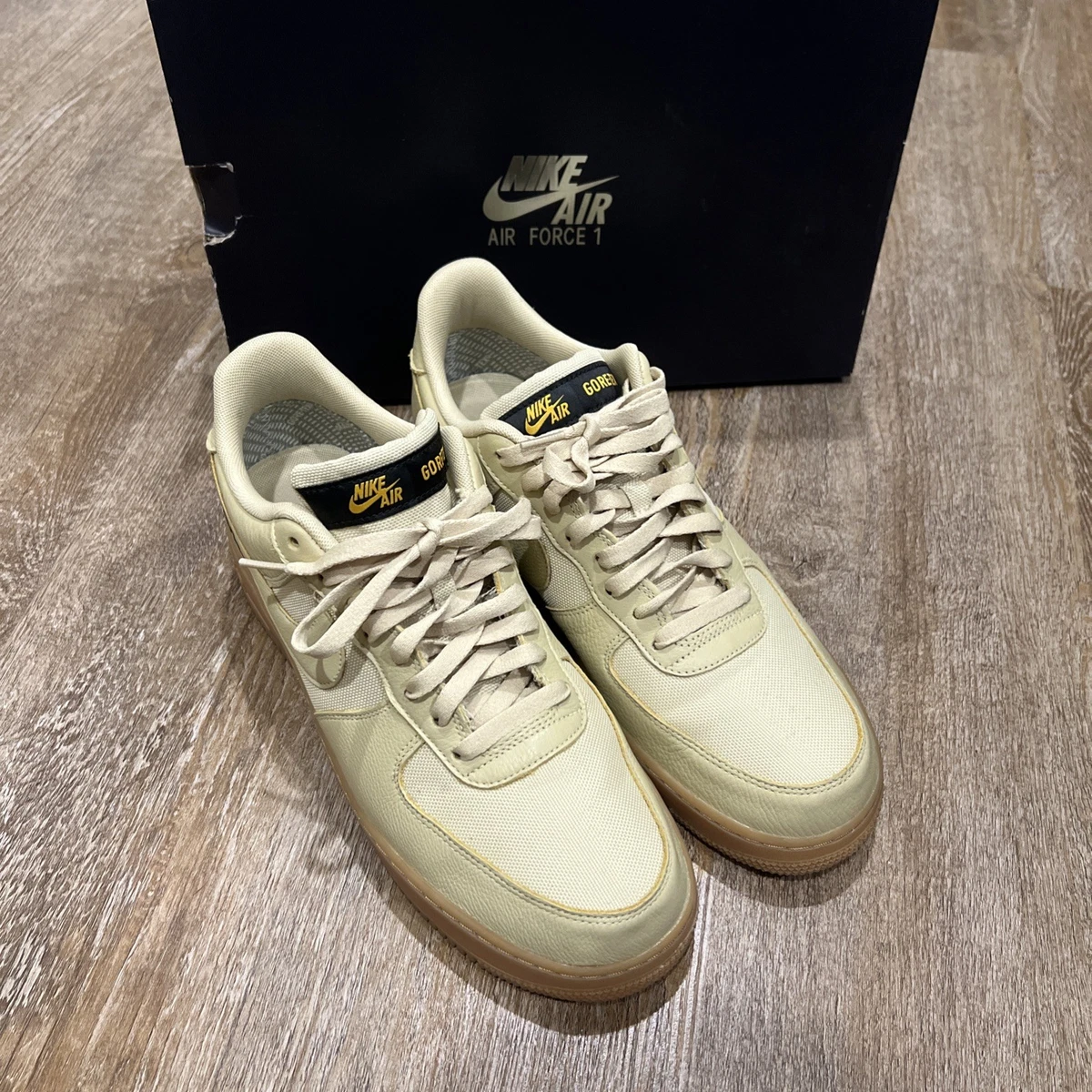 Las mejores ofertas en Nike Gore-Tex x Air Force 1 Low Gold | eBay