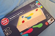 Playtive Wooden Light Box Montessori Educational Numbers Set 18pc w/ Remote 3+