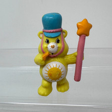 Kenner Care Bears Funshine Bear Figure Ready To Lead Parade PVC Figurine 1984