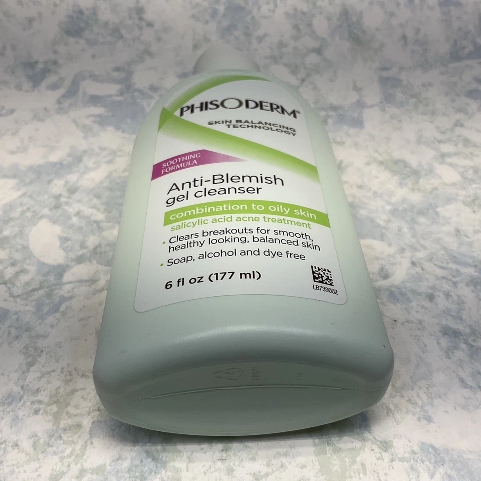 Phisoderm Anti Blemish Gel Cleanser 6oz ( Lot of 2 ) New - Image 4 of 4