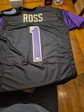 John Ross Autographed Washington Huskies Jersey Beckett Authenticated