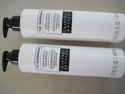 Crabtree & Evelyn The Gardeners Herbal Renewal Shampoo & Conditioner Revitalisan