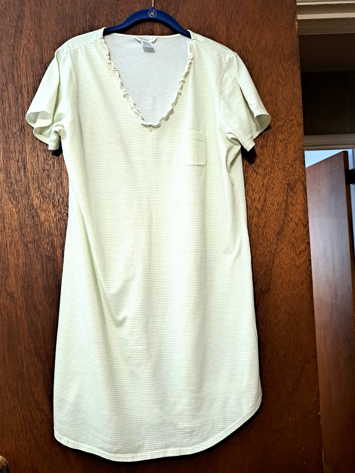 Bali Studio Collection - Mint Green 100% Cotton - Nightgown - Size Medium