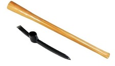  WOODEN HANDLE PICK GARDEN DIGGING TOOL 7LB Heavy Duty Garden