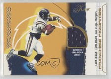2002 Flair Franchise Favorites Jerseys LaDainian Tomlinson HOF n1u