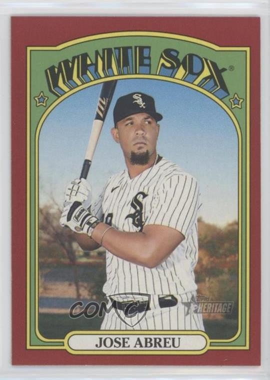 2021 Topps Heritage Target Red Border Jose Abreu #144 0c6