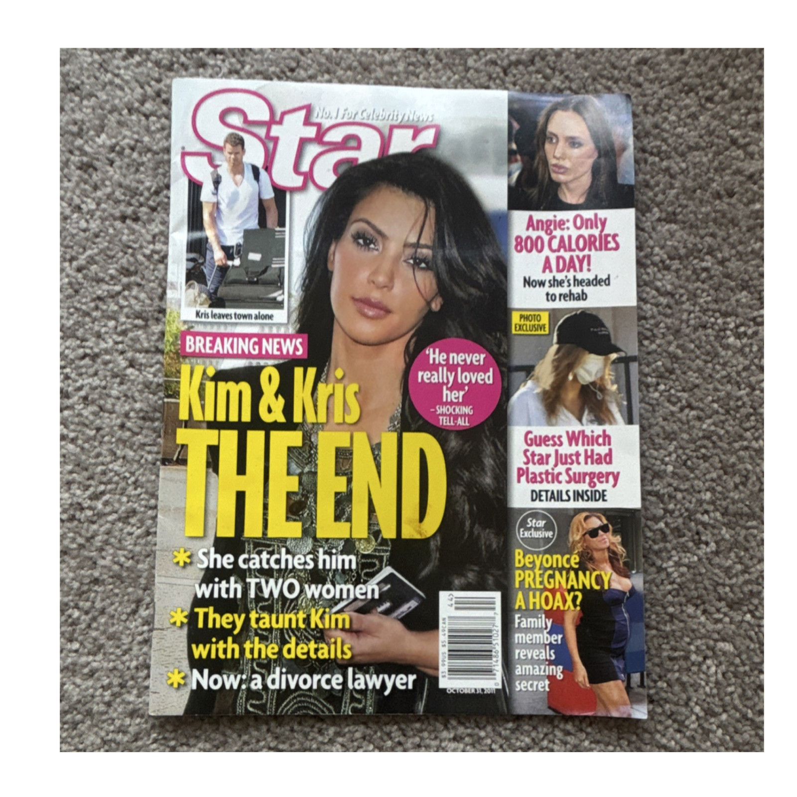Star magazine october 2011 kim & kris the end celebrity news divorce gossip