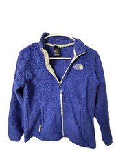 The North Face Osito Jacket Girls Large 14/16 Blue Fleece Full Zip Outdoor