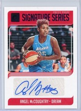 2019 Panini Donruss WNBA Signature Series Angel McCoughtry Auto /99 SS-AMC
