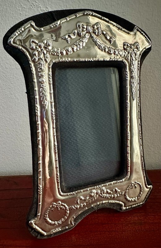 JBL John Bull Ltd England Art Deco Sterling Silver Picture Photo Frame 3x5