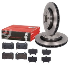 BREMBO Bremsscheiben 350mm + Bremsbeläge Hinten für JEEP GRAND CHEROKEE IV