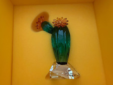 SWAROVSKI CRYSTAL PARADISE FLOWERS GOLDEN YELLOW CACTUS 5427592 NEW