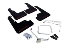 Rally Armor Mf32-ur-blkrd Ur Mud Flaps For 2015-2021 Subaru Wrxsti Sedan