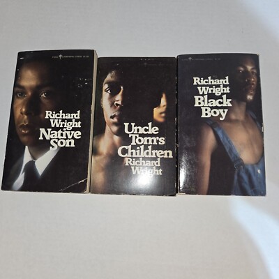 Richard Wright Black Boy Uncle Toms Children Native Son Perennial pb books 1966 