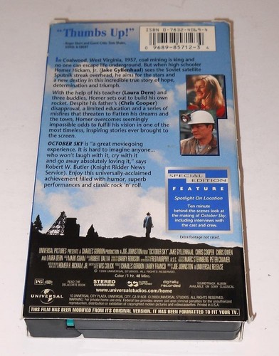 Lot (4) Great Family Movies VHS Tapes: October Sky, Fly Away, Good As It Gets - Picture 13 of 15