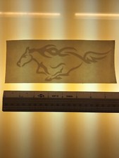 Mustang Smaller  - White - Vinyl Sticker Decal - Y7-2.736
