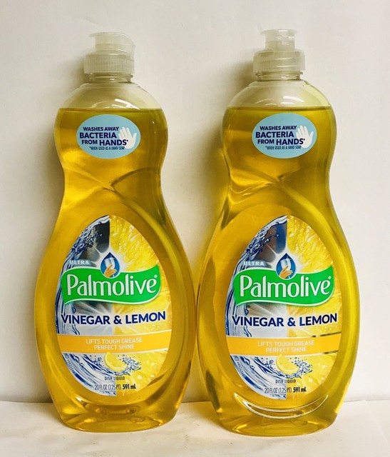 (2) Palmolive Vinegar & Lemon Dish Washing Liquid Soap20fl oz Each for