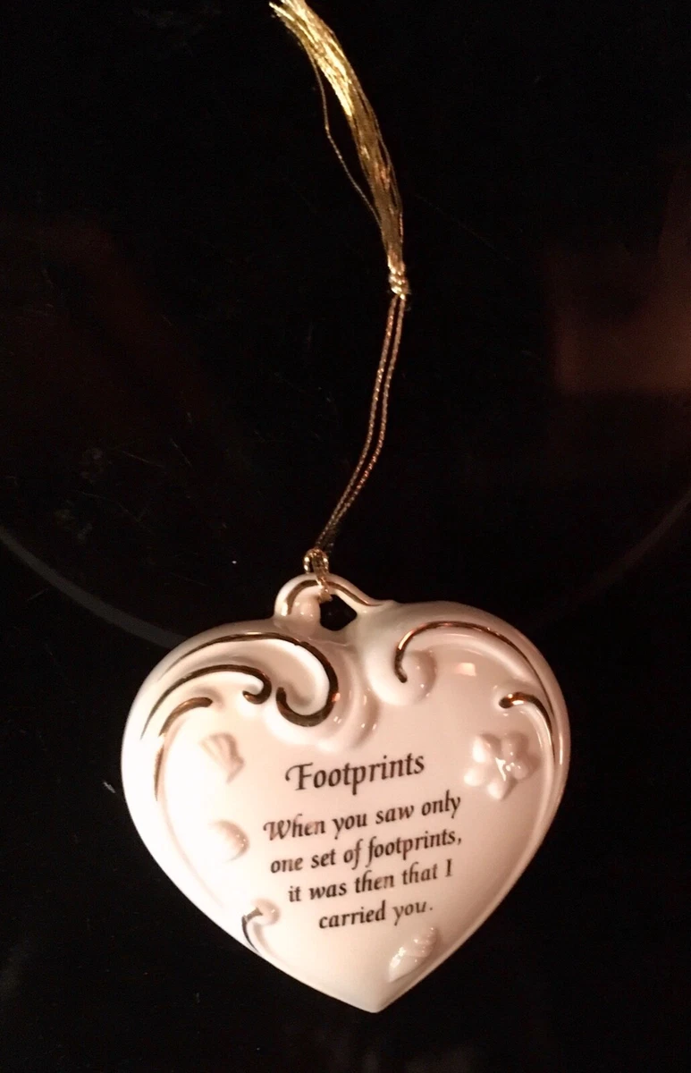 Lenox footprints in clearance the sand pendant