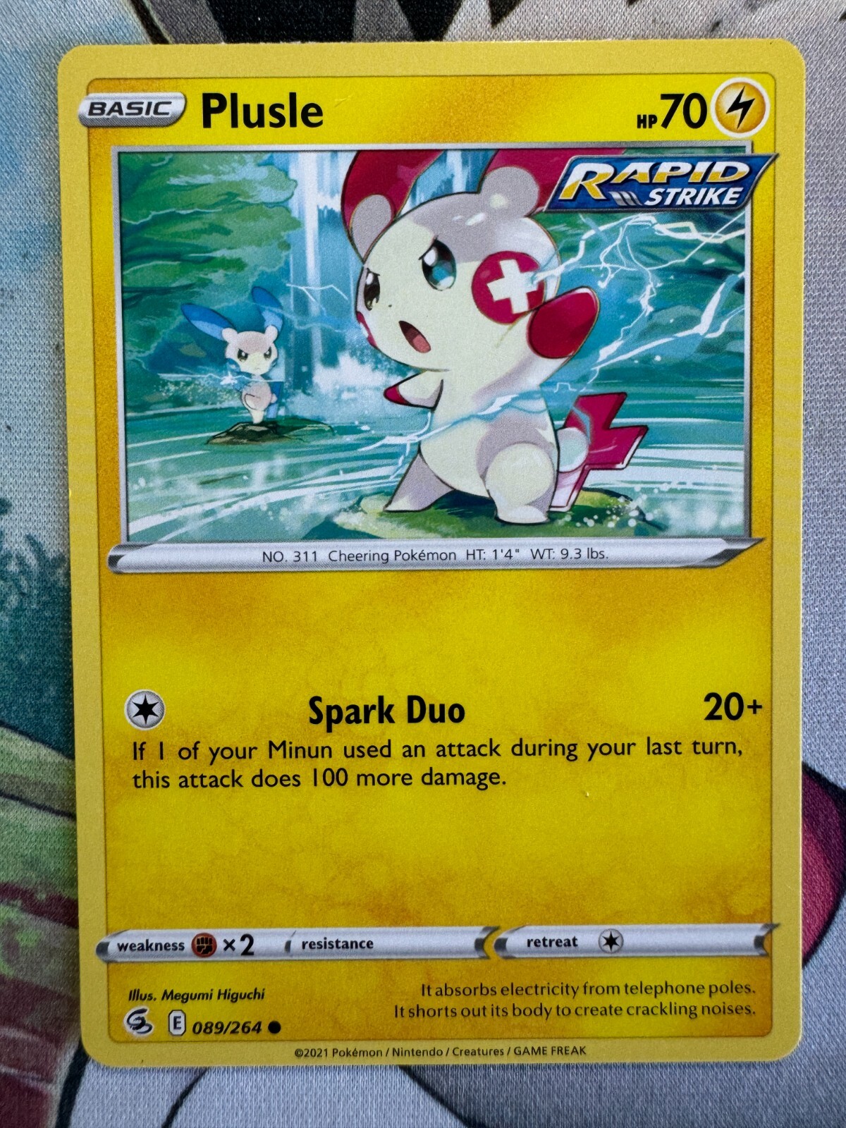 Plusle Non-Holo English Pokemon Trading Card Game BKJ90