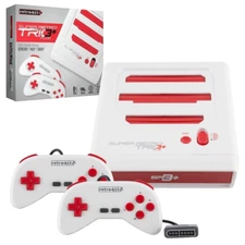 Super Retro Trio Plus+ HD Console  NES SNES Sega Genesis (Mega Drive) BRAND NEW!