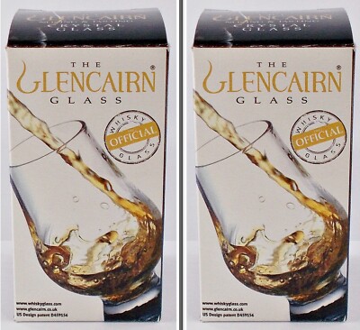 2 Whisky the Glencairn Glass Crystal whiskey Tasting Single Malt Glas Gläser
