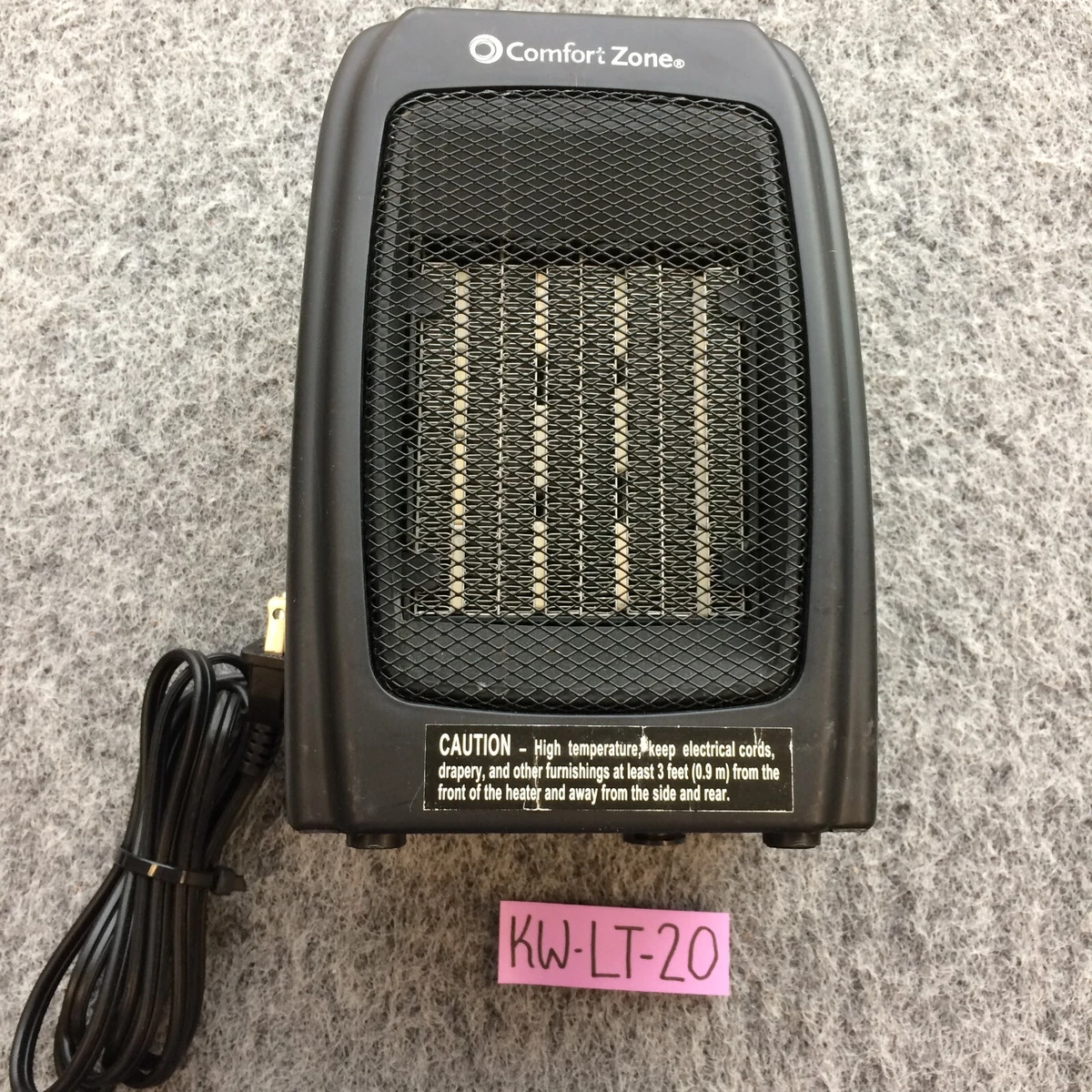 Comfort Zone Portable Ceramic Space Heater Model CZ442 1500 Watts SUPERB  COND. | eBay