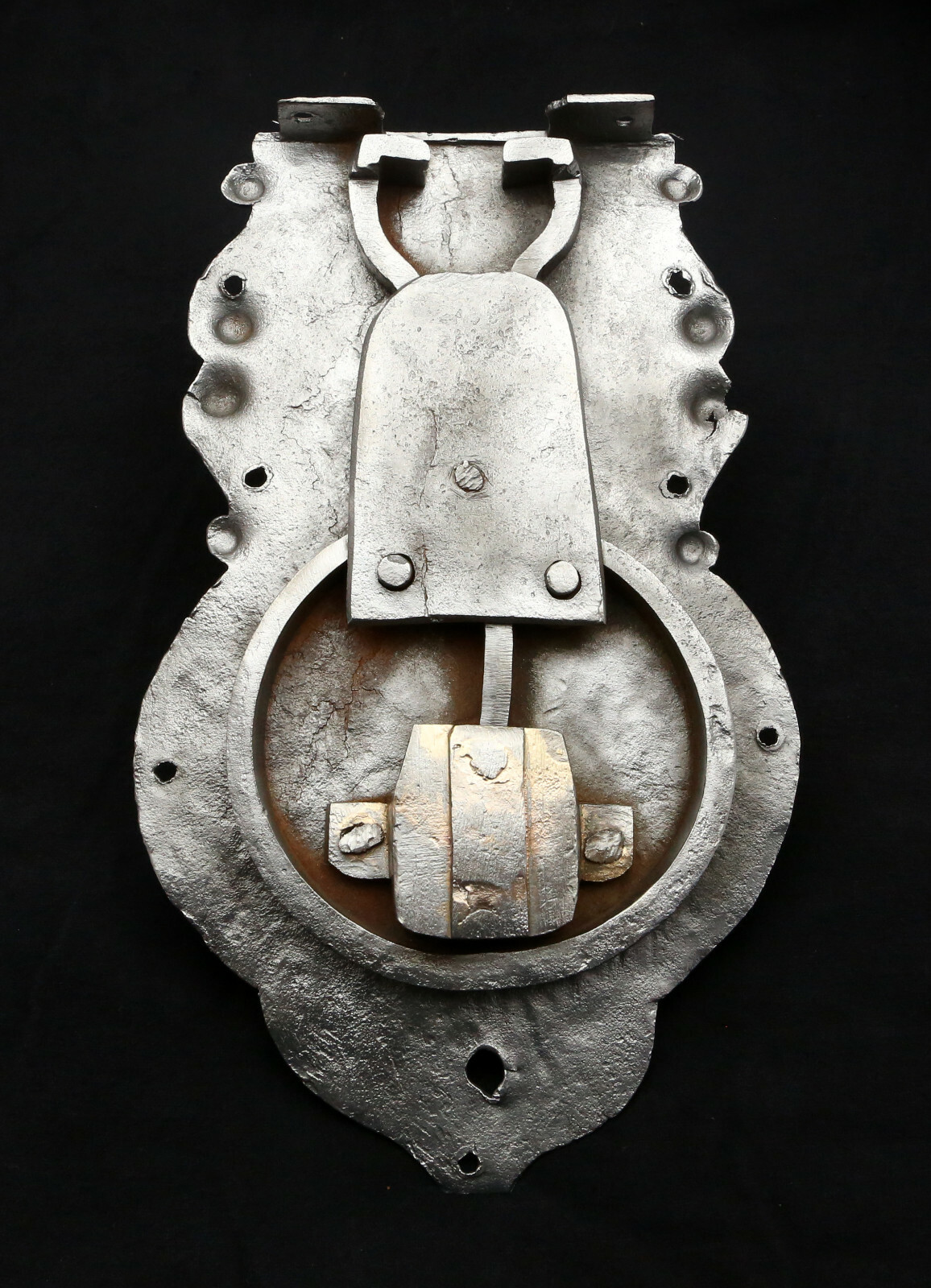 original antikes Truhenschloss Möbelschloss Barock aus Eisen ohne