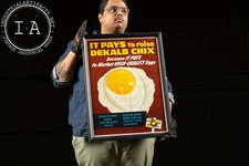 Vintage DeKalb Chix Framed Poster