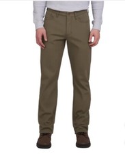 Weatherproof Vintage Men's Fleece Lined Canvas Pant, Green Size 38x29 NWT