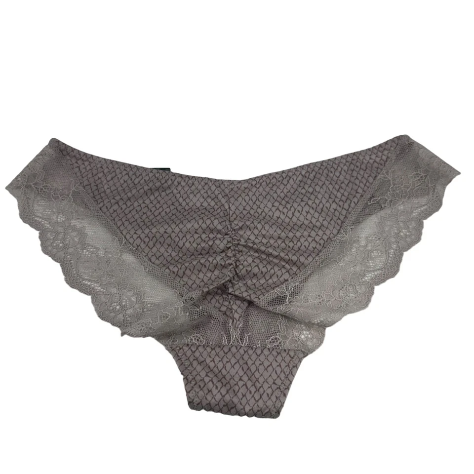 Calcinha Maidenform Feminina Tamanho 7 Grande Conforto Devoção Tanga Estampada Bronzeada Nova - Imagem 2 de 4