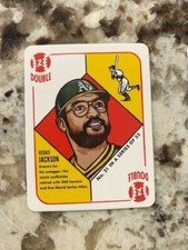 1951 TOPPS by BLAKE JAMIESON WAVE 2 CARD ATHLETICS REGGIE JACKSON #21 OF 52 