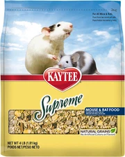 Kaytee Supreme Pet Mouse and Rat Food, 4 Lb