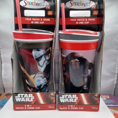 Snackeez! Star Wars Set ~ 2 in 1 Snack and Drink Cups
