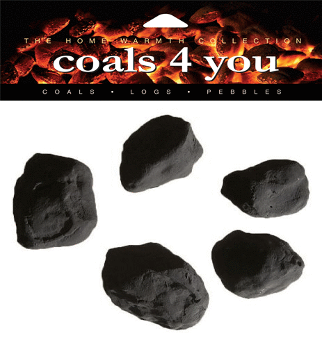Electric Fire Replacement Coals Gas 20 Ceramic Large Oval Cast Coal - Picture 3 of 12