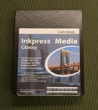 Inkpress Media Glossy Inkjet Paper (240gsm) - 8 x 10" (50 Sheets)