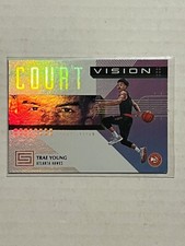 TRAE YOUNG 2018-19 Panini Status Court Vision RC #8 Hawks