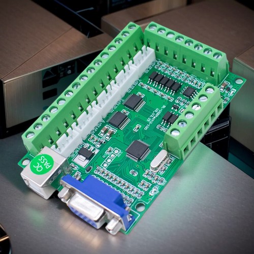 USB Driver Motion Controller for Mach3 V3.25 Reusable USB 5 Axis Breakout Board