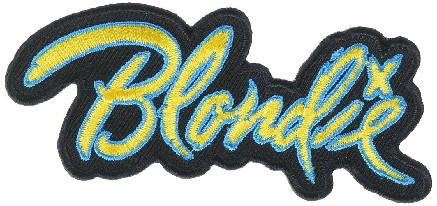 BLONDIE - BAND LOGO EMBROIDERED PATCH NEW before selling ☆ BRAND Free Shipping New MUSIC