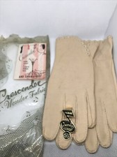 CRESCENDOE Wonder Fabric W/ Original Bag And Tags, SZ 6.5 ladies gloves