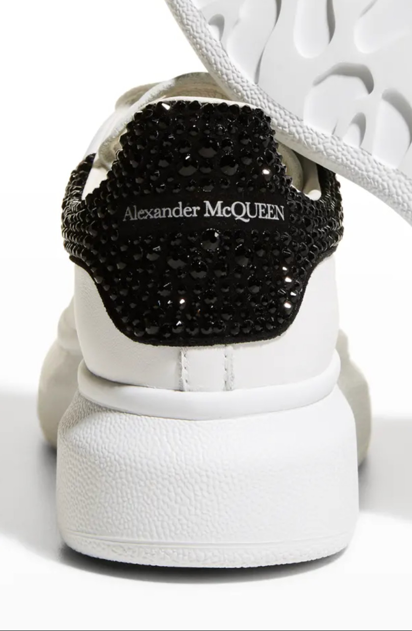 Alexander McQueen kids crystal embellished oversized sneakers shoes 27 image 10