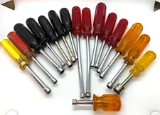 🇺🇸 USA Tools SK PROTO Vaco Stanley Nut Driver Lot Set Metric SAE Long Stubby